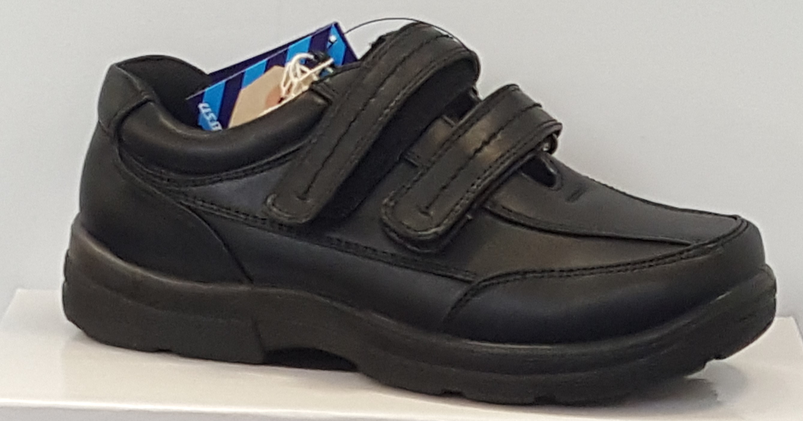 Boys Double Strap School Shoe