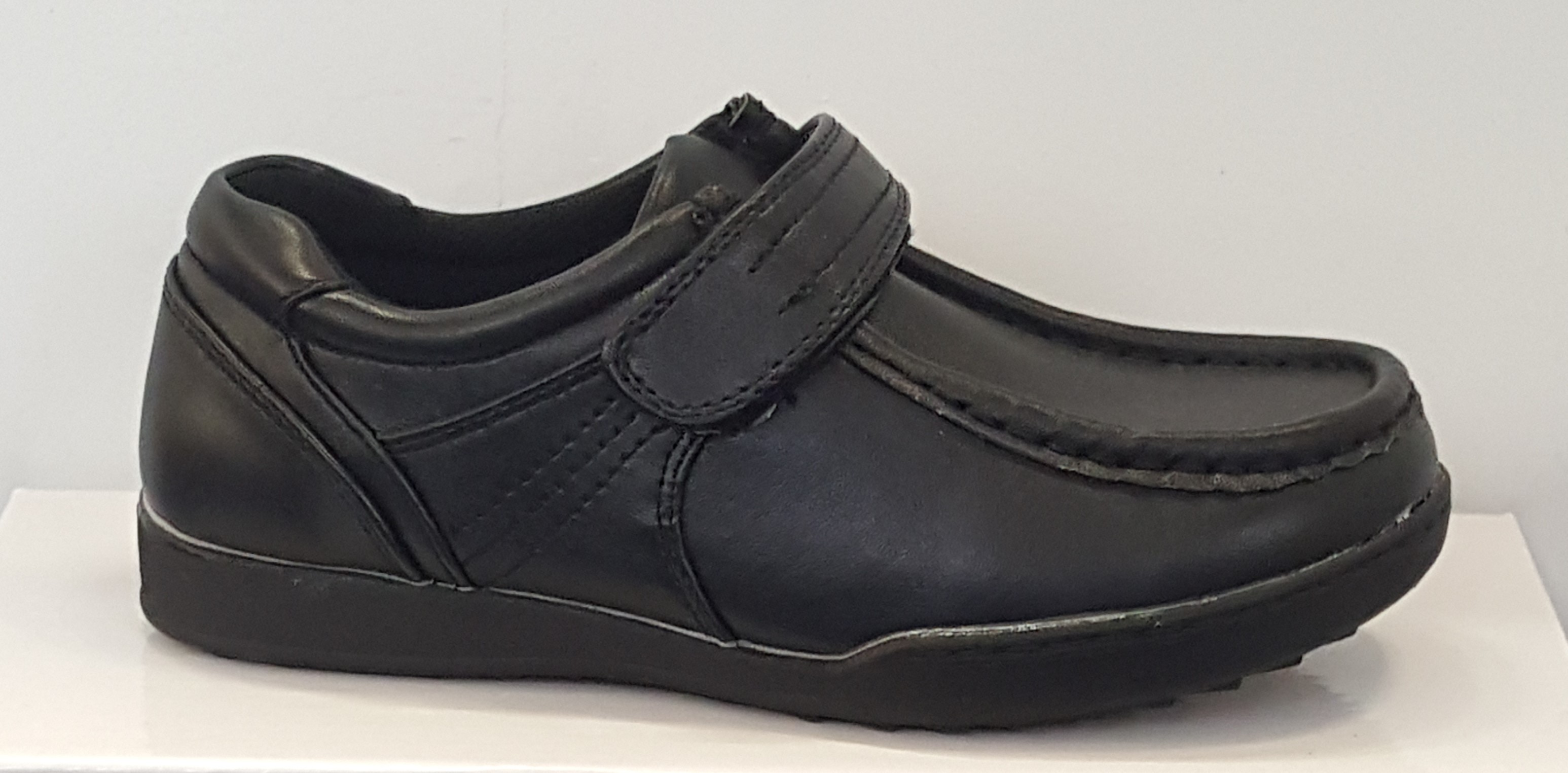 Boys Single Strap School Shoe